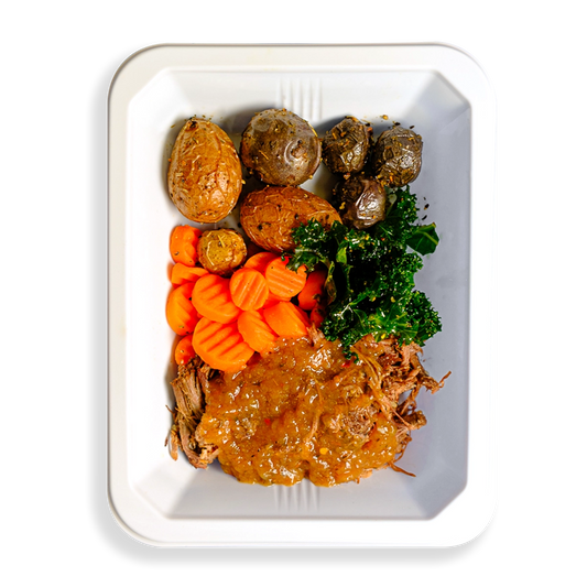 My Fit Foods' smaller portion of the Beef Pot Roast