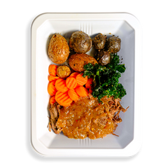 My Fit Foods' smaller portion of the Beef Pot Roast