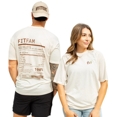 Fit Fam Nutritional Label Tee