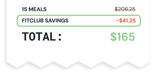 With Fit Club Savings